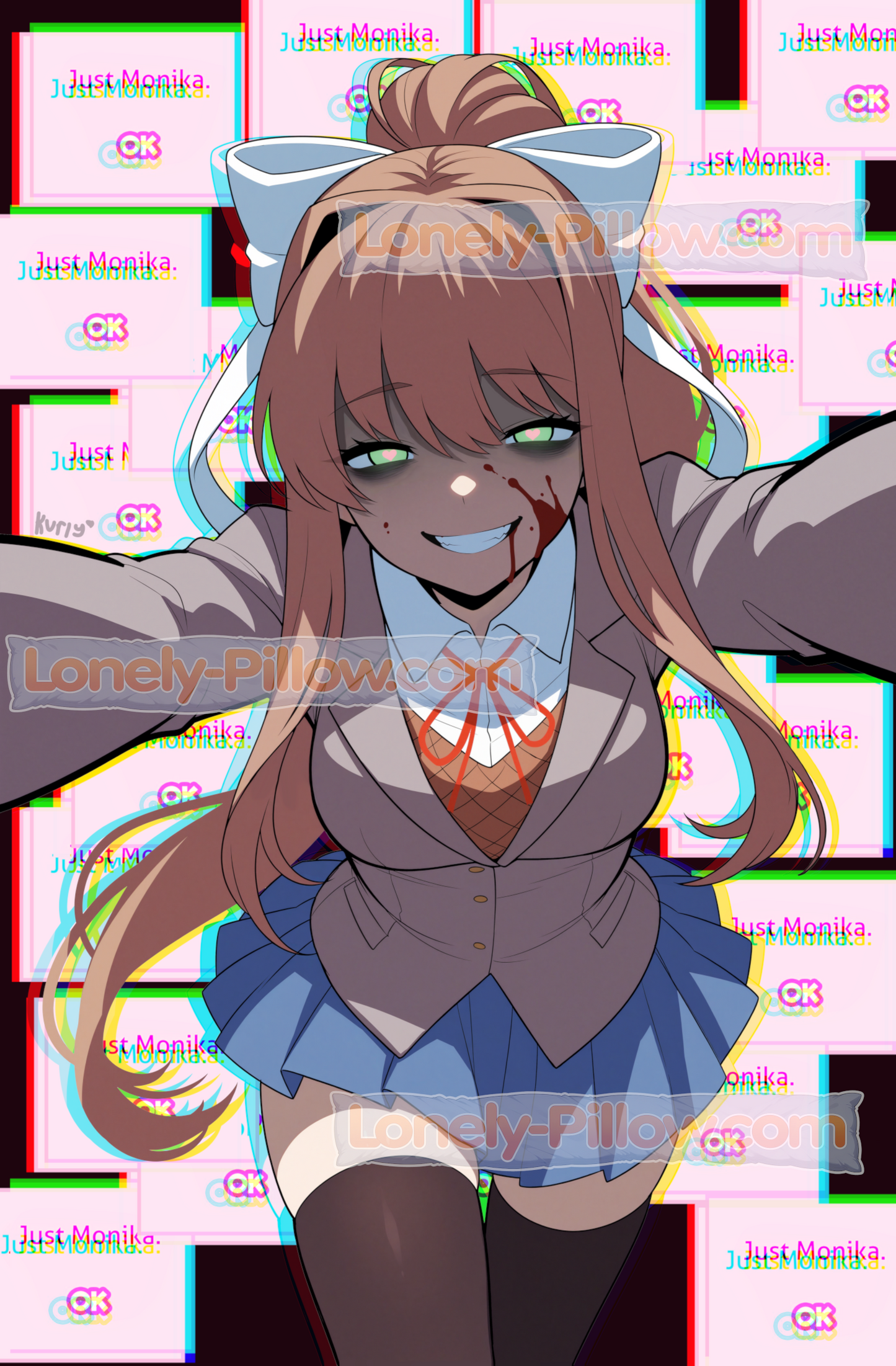 Monika - Wall Scroll