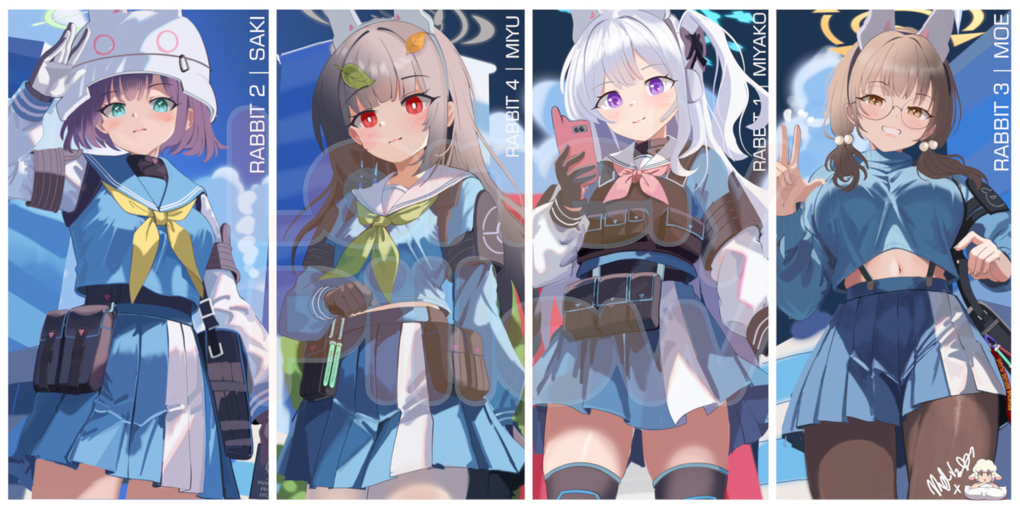 RABBIT Platoon - Wall Scroll